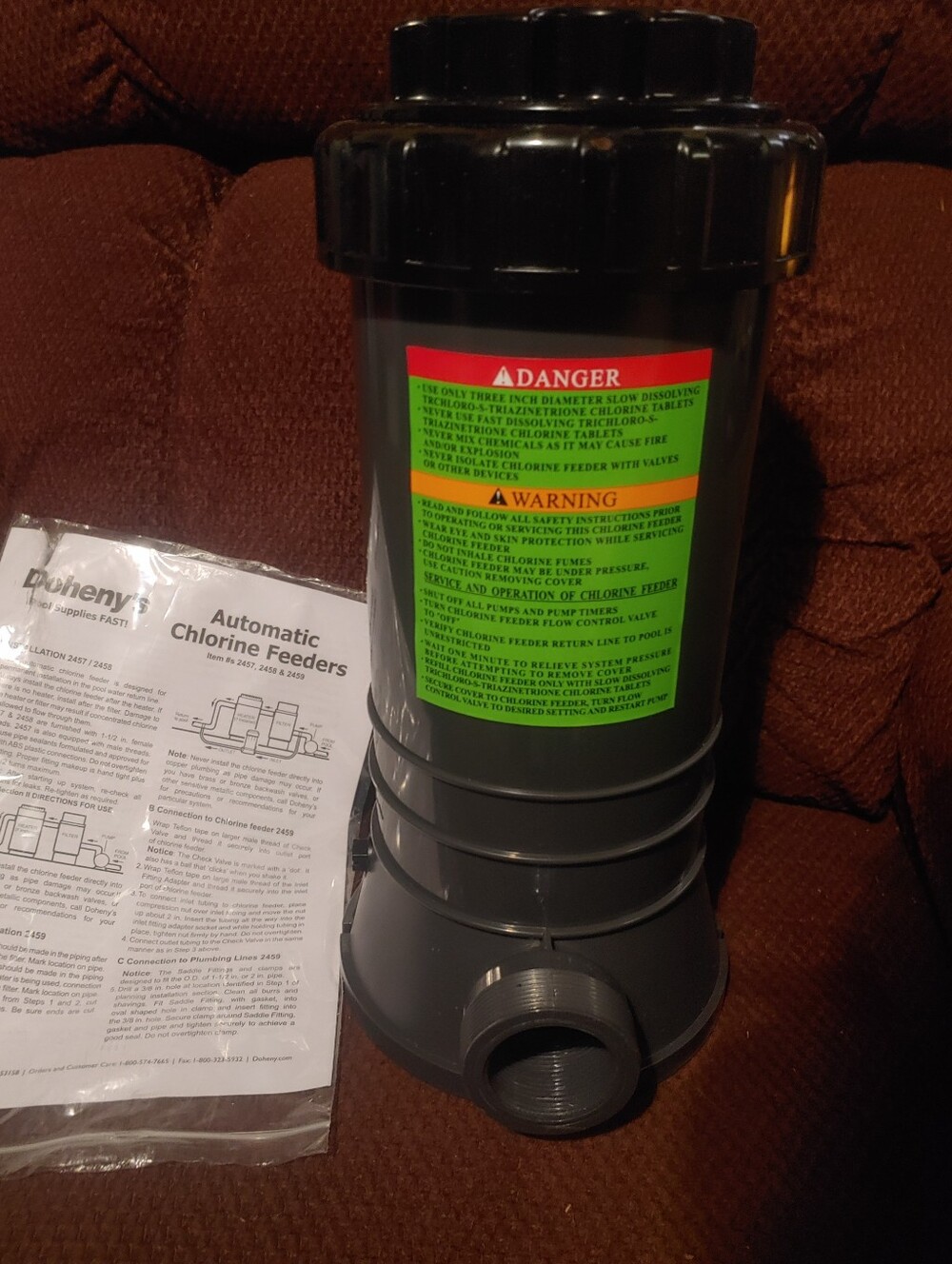#2457 Doheny's In-Ground In-Line Pool Chlorinator - Picture 3 of 6